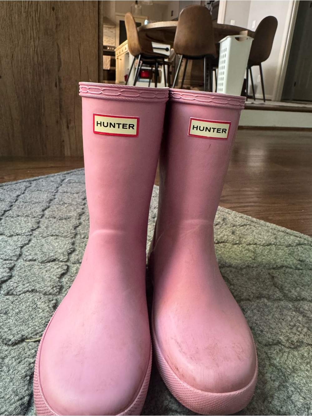 Hunter Bubblegum Pink Short Rain Boots